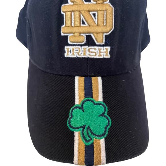 NOTRE DAME Fighting Irish Embroidered Baseball Cap Hat Youth Adjustable Back - Picture 3 of 7